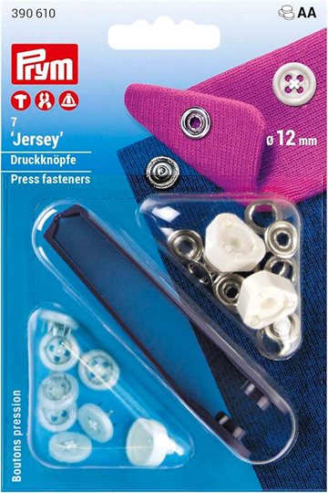 Prym Fashion jersey trykknap 12mm